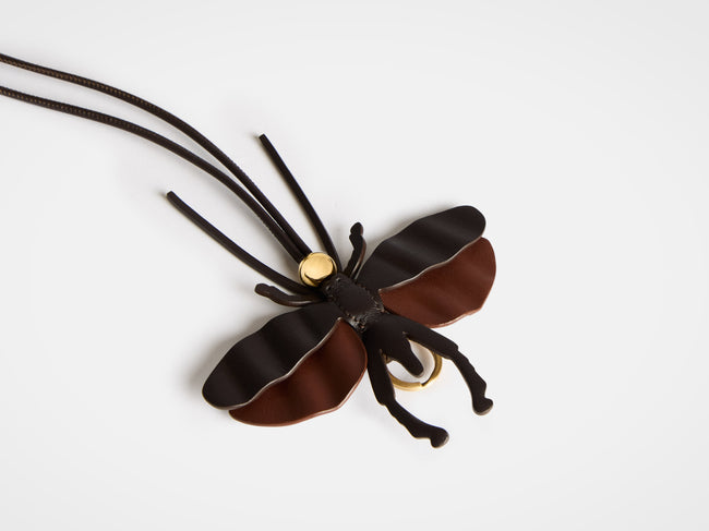 moth charm chocolate brown brown Product Detail 1