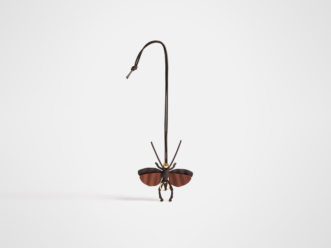moth charm chocolate brown brown Product Front 2