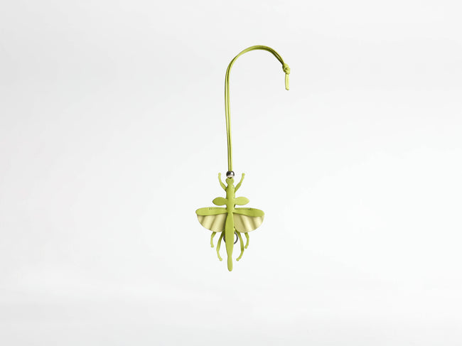 LEATHER PRAYING MANTIS CHARM