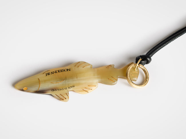 fish charm beige melange Product Back 1
