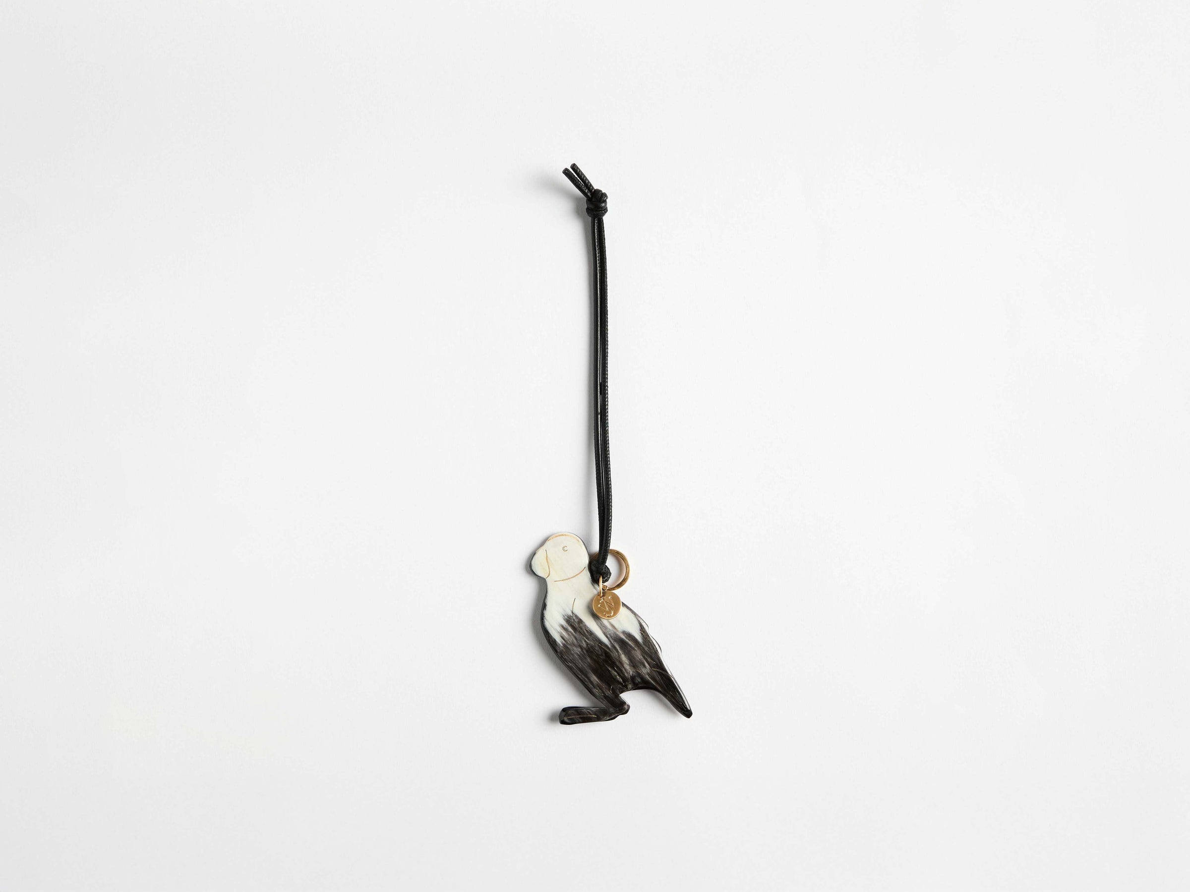 HORN-CRAFTED PUFFIN CHARM in BLACK AC0434FA0512999O/S | JW Anderson GB