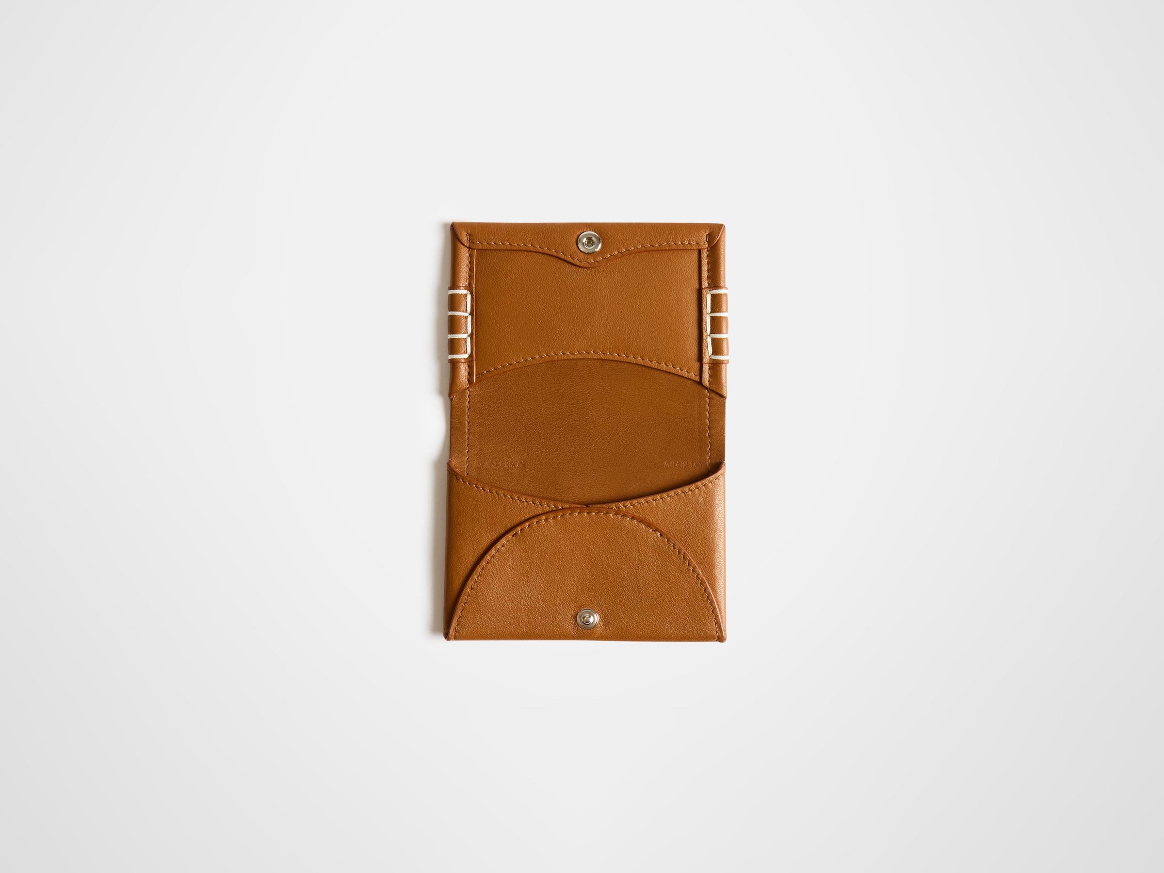 loafer folding card holder tan Product Back 3