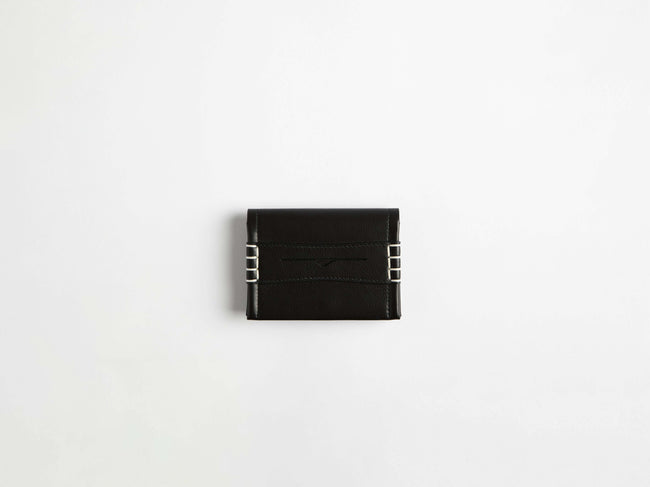 loafer folding card holder black Product Front 1