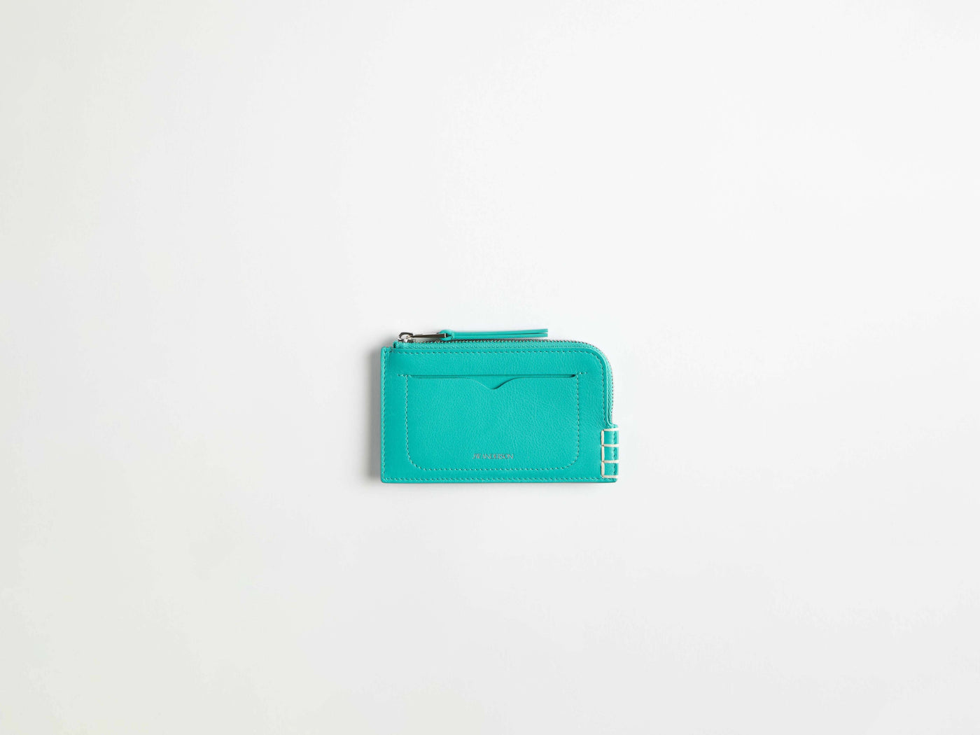 loafer zip wallet turquoise Product Front 1