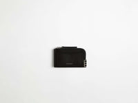 loafer zip wallet black Product Front 1