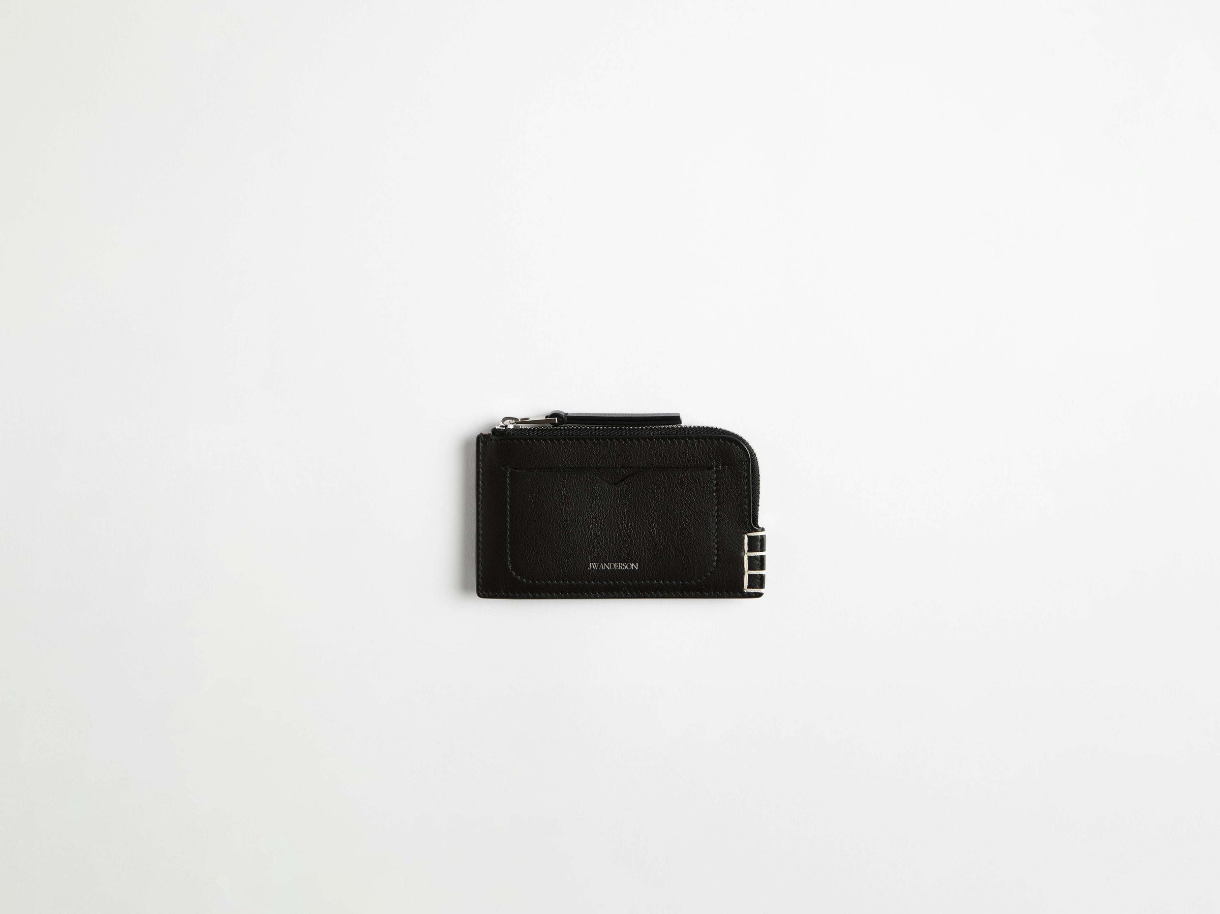 loafer zip wallet black Product Front 1