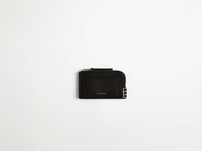 loafer zip wallet black Product Front 1