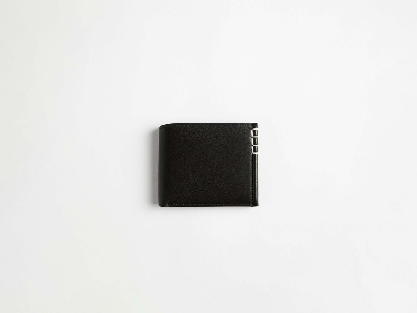 loafer bi fold wallet black Product Front 1
