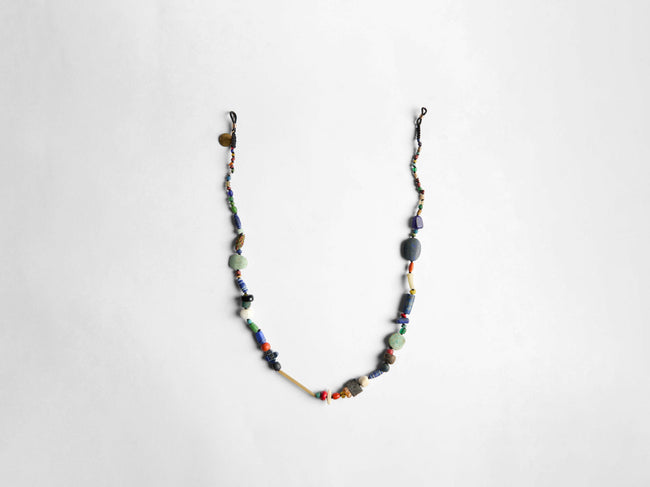 sunglasses beaded strap multi Product Front 1
