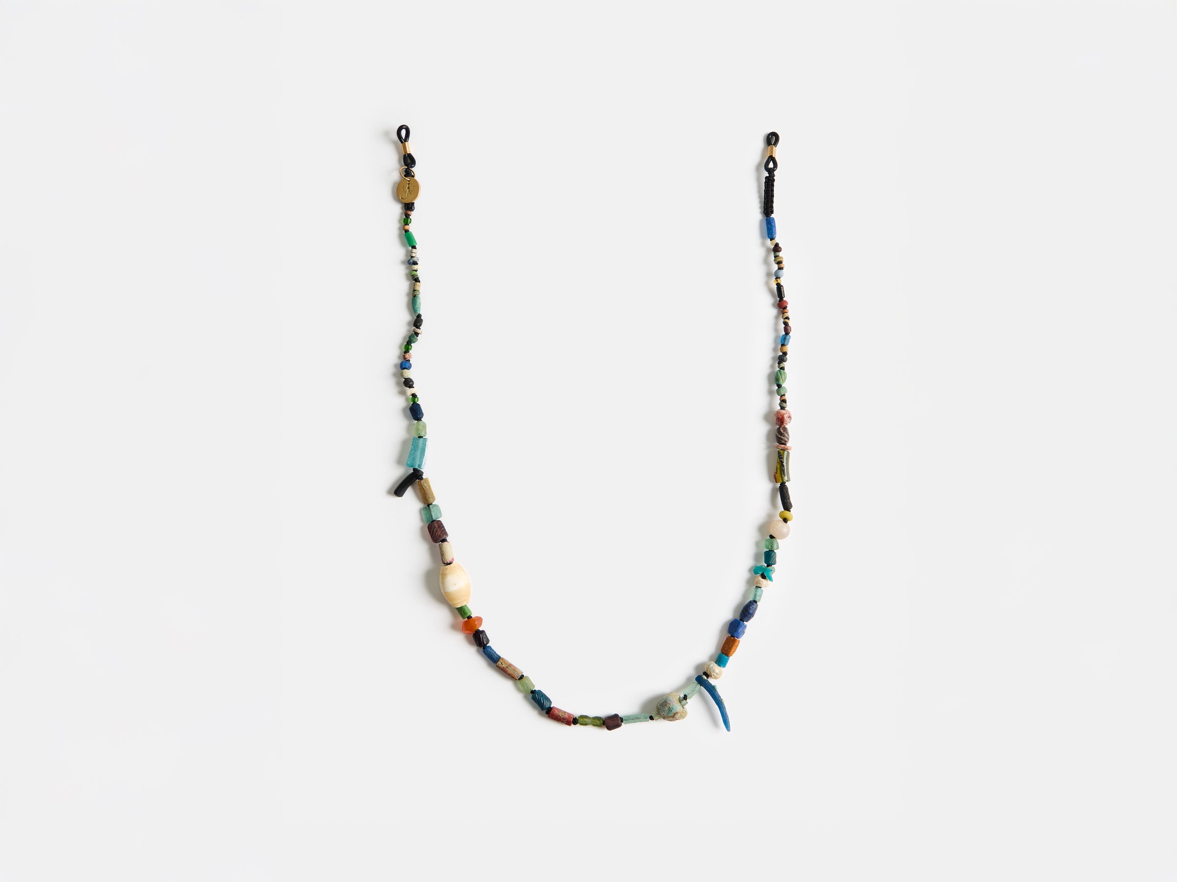 ANCIENT-STONE BEADED SUNGLASSES CHAIN STRAP IN MULTI-COLOUR
