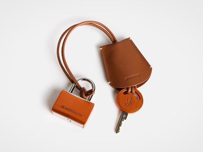padlock charm orange Product Detail 1