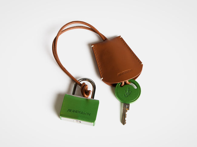 padlock charm green Product Detail 1