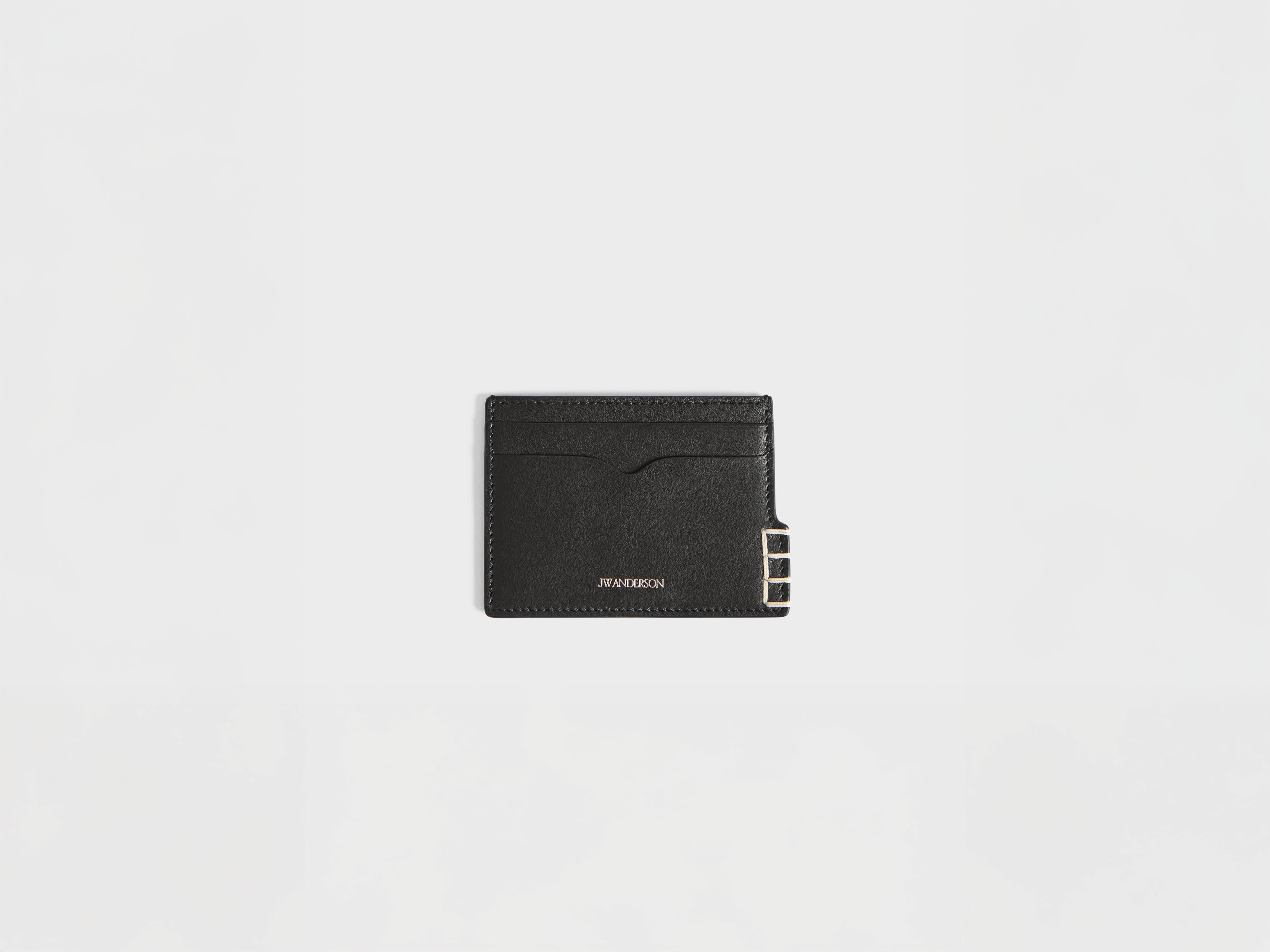LEATHER LOAFER CARD HOLDER IN BLACK in BLACK AC0453LA0224999O/S