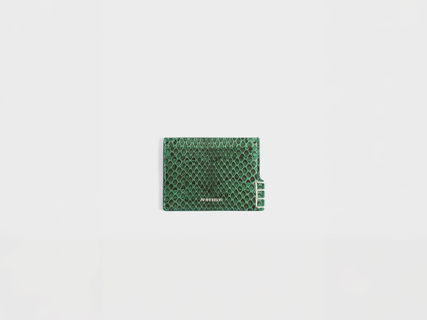 LEATHER LOAFER CARD HOLDER IN PINE GREEN