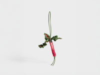 HAND-CROCHETED RHUBARB CHARM