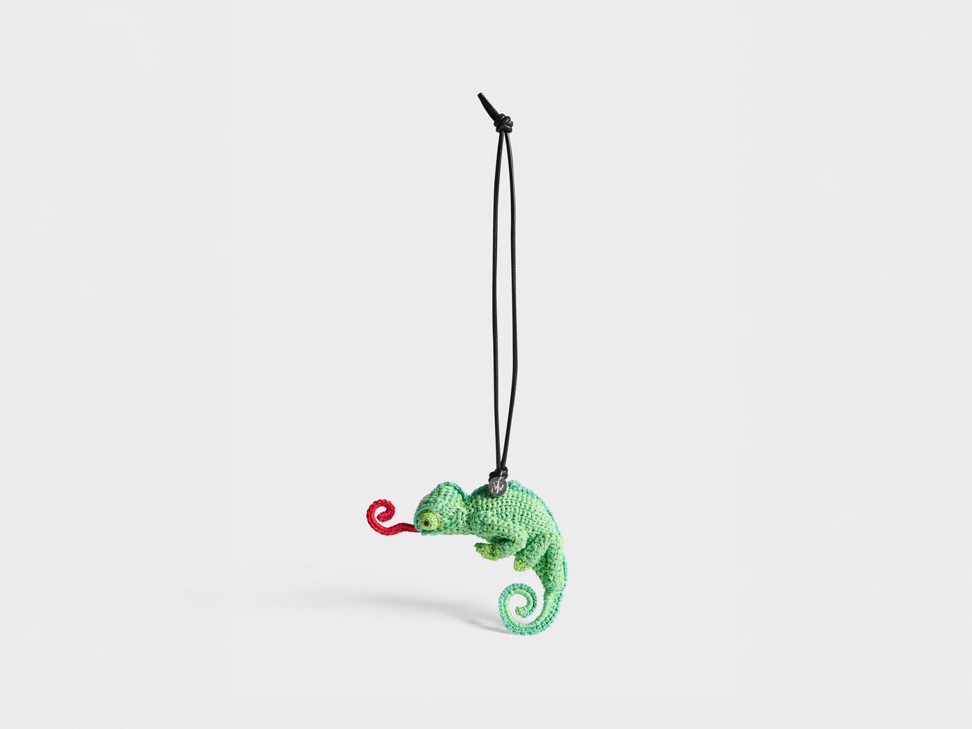 HAND-CROCHETED CHAMELEON CHARM