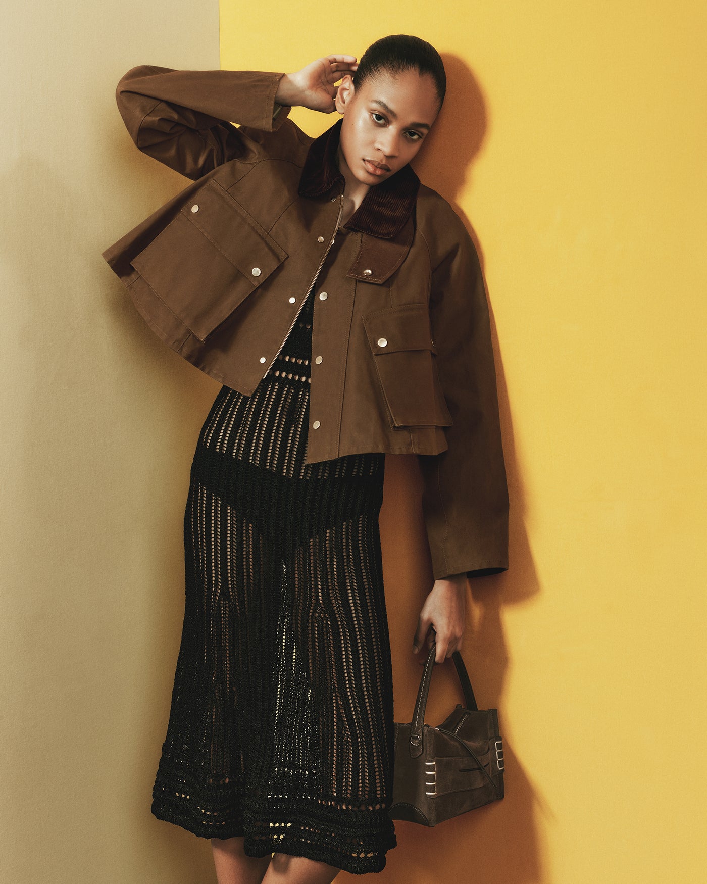 WOMENS BARN JACKET IN DARK OLIVE