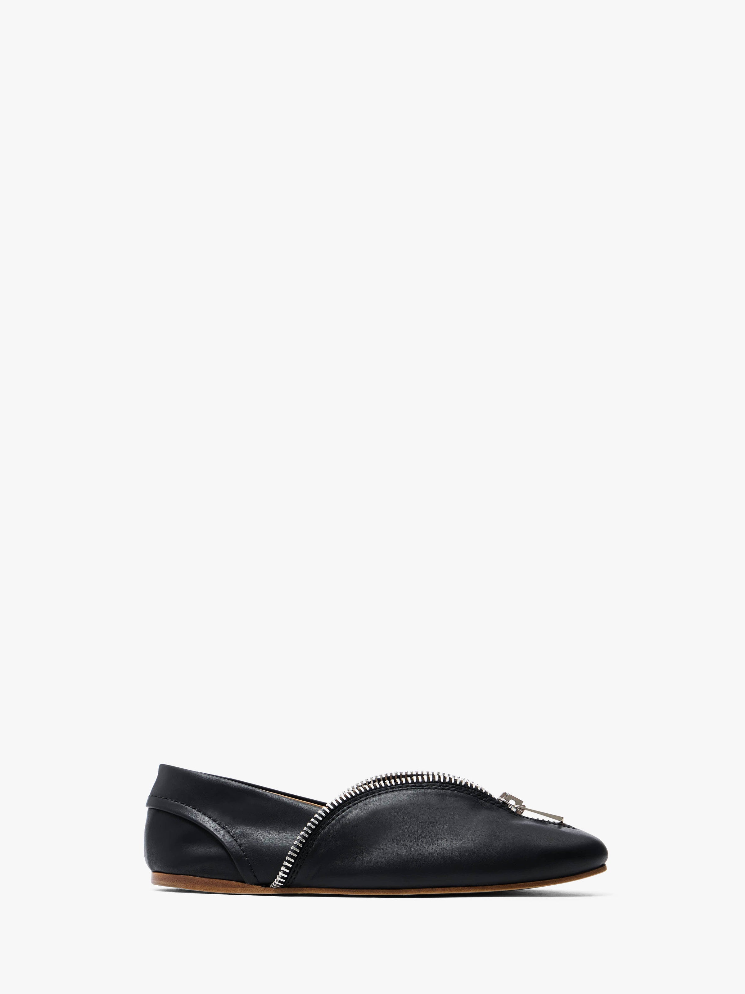 CL_BIKER BALLERINA - OFF WHITE_BL0032LA0268