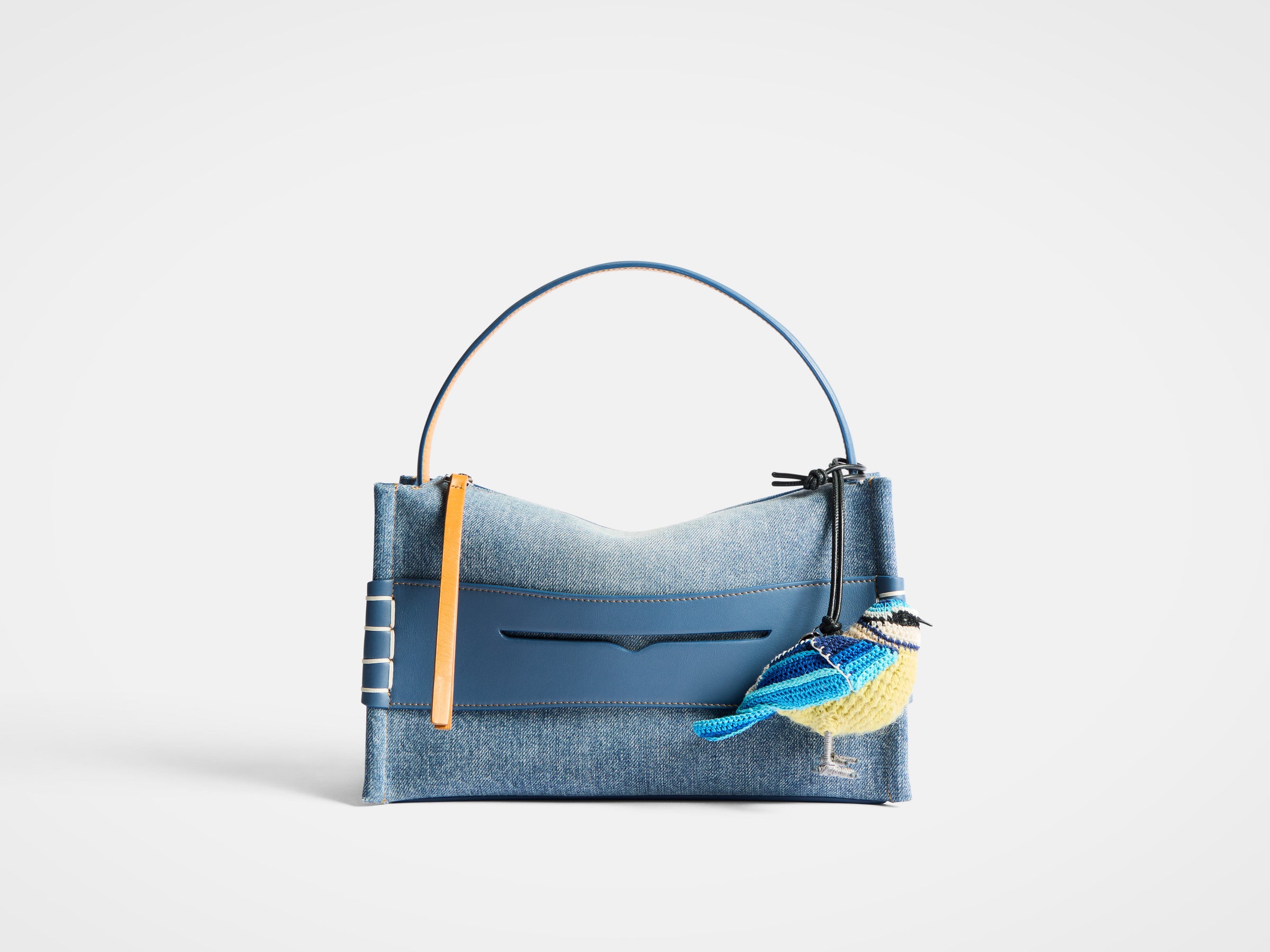 HAND-CROCHETED BLUE-TIT CHARM