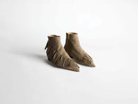 ruffle boot w grey Product Angle 1