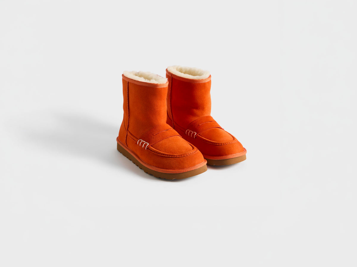JW Anderson x UGG Loafer Boot In Tangerine