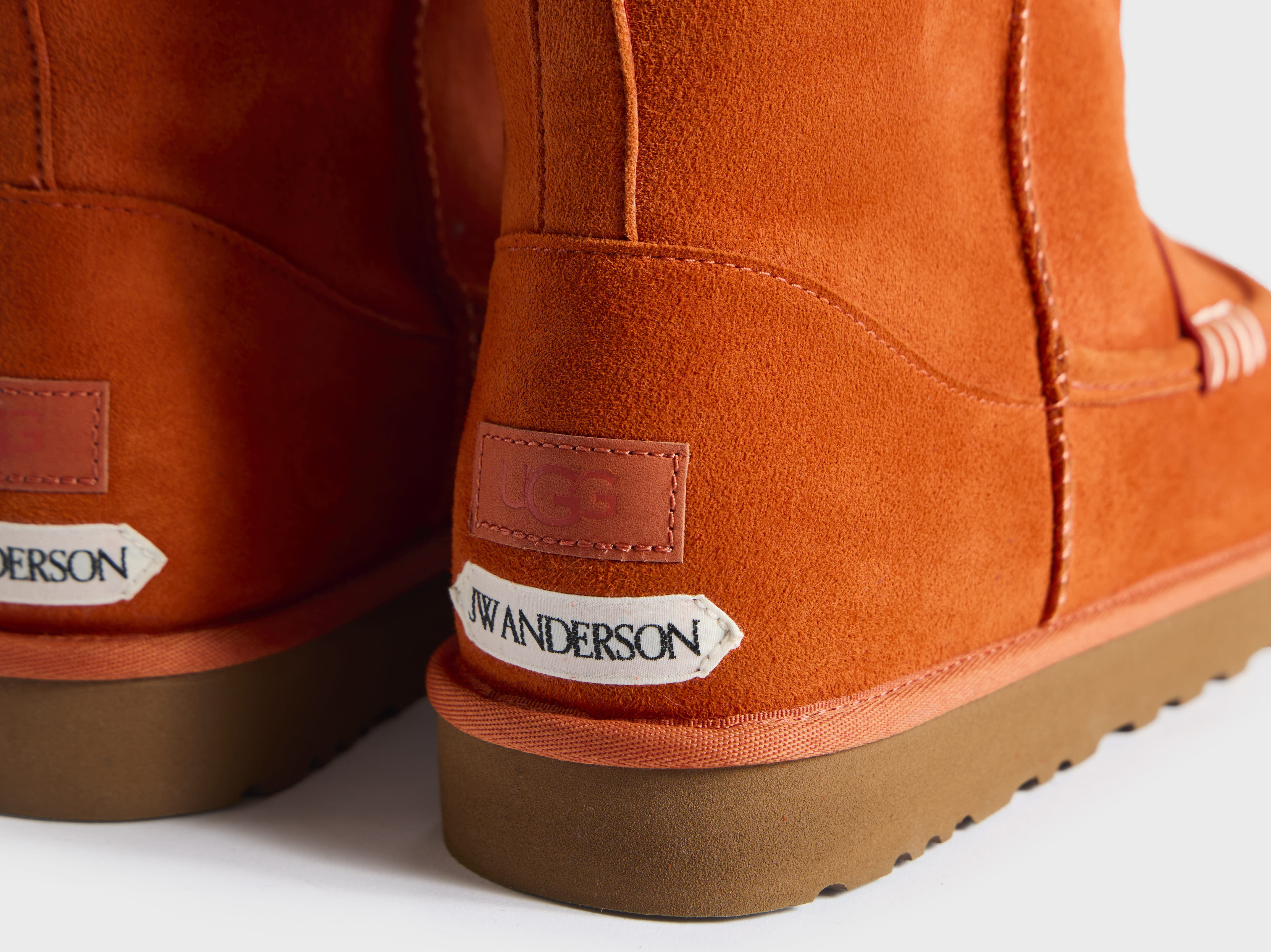 JW Anderson x UGG Loafer Boot In Tangerine in TANGERINE