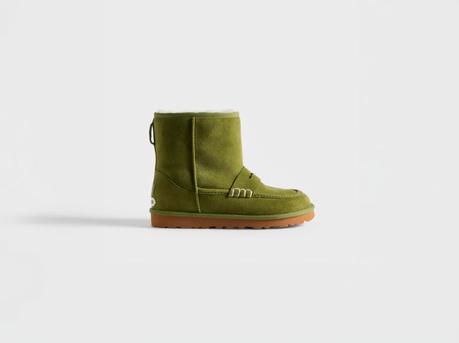 JW Anderson x UGG Loafer Boot In Military Green