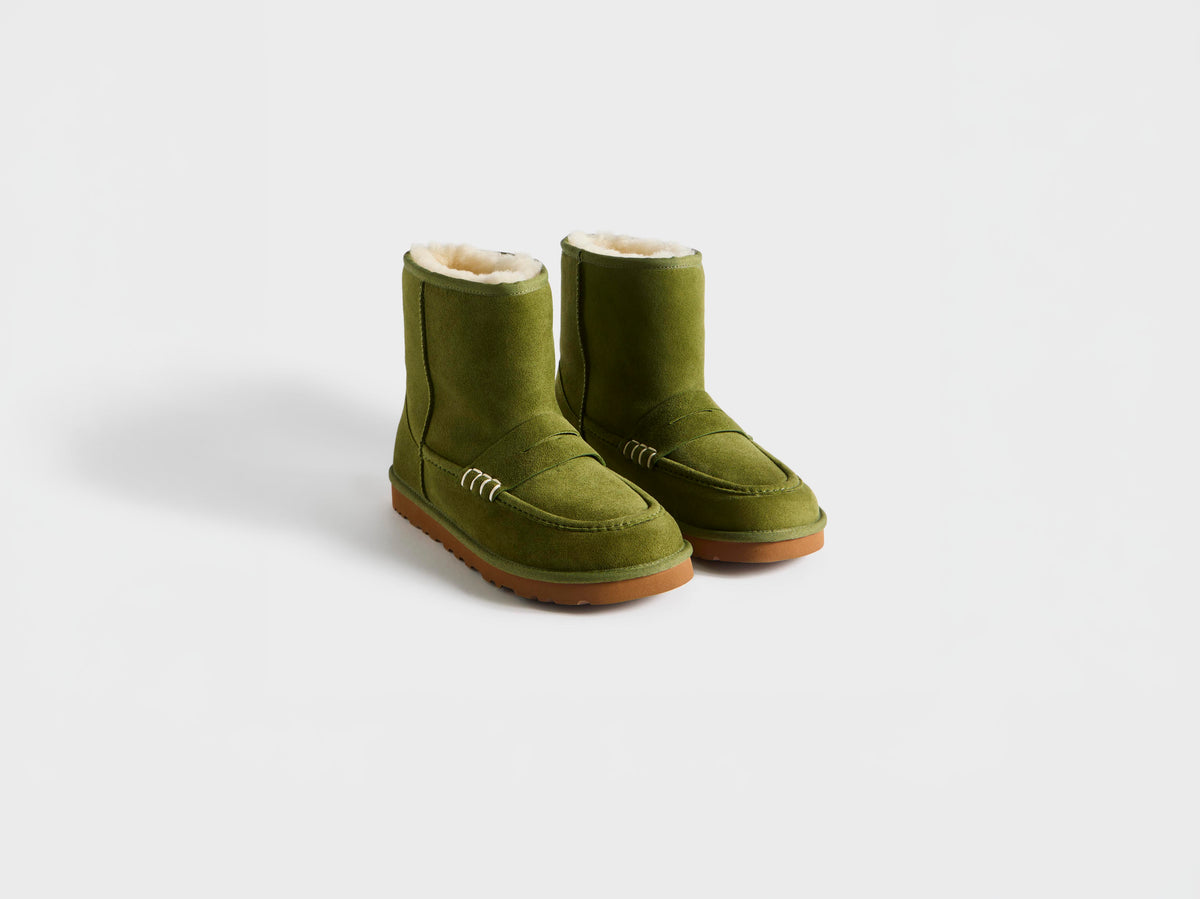 JW Anderson x UGG Loafer Boot In Military Green