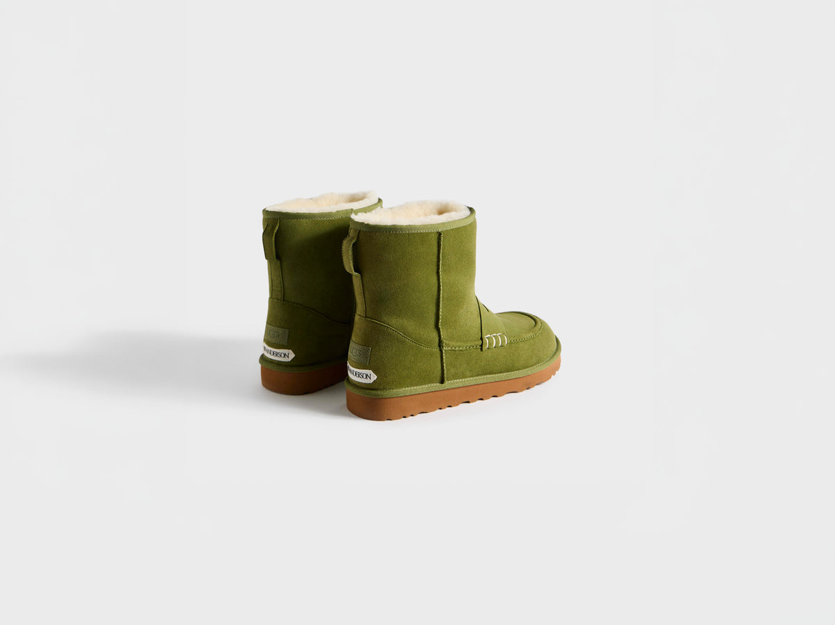 JW Anderson x UGG Loafer Boot In Military Green