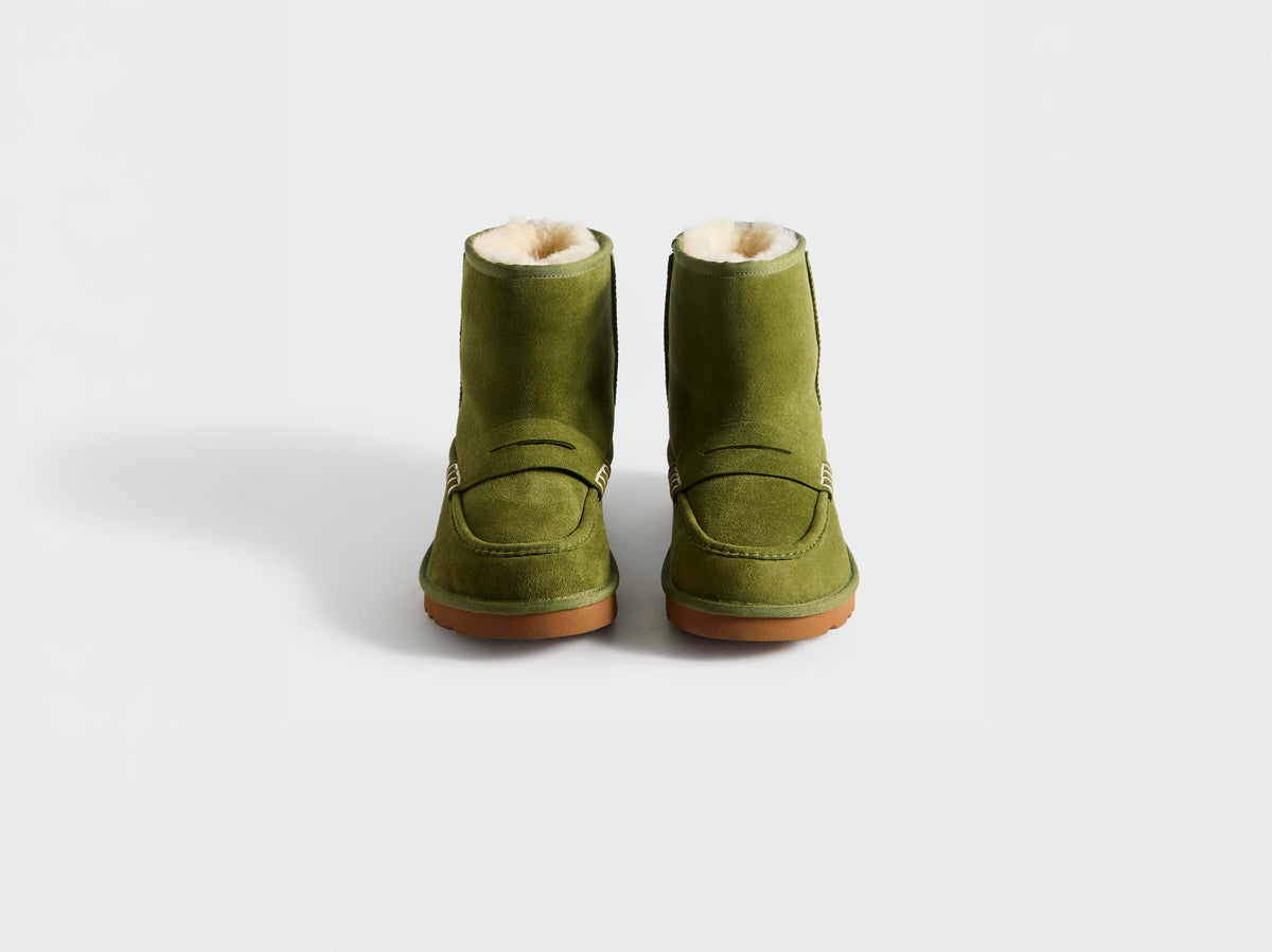 JW Anderson x UGG Loafer Boot In Military Green