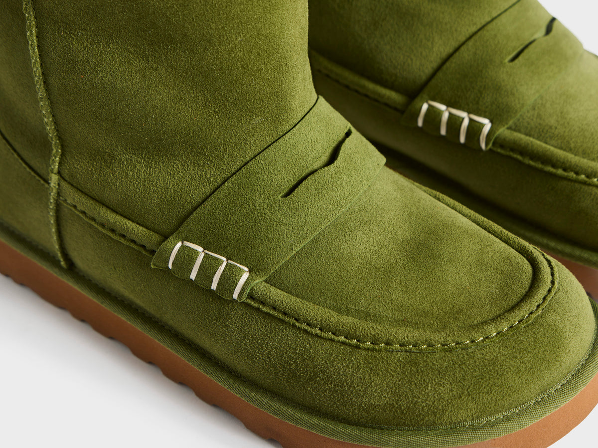 JW Anderson x UGG Loafer Boot In Military Green