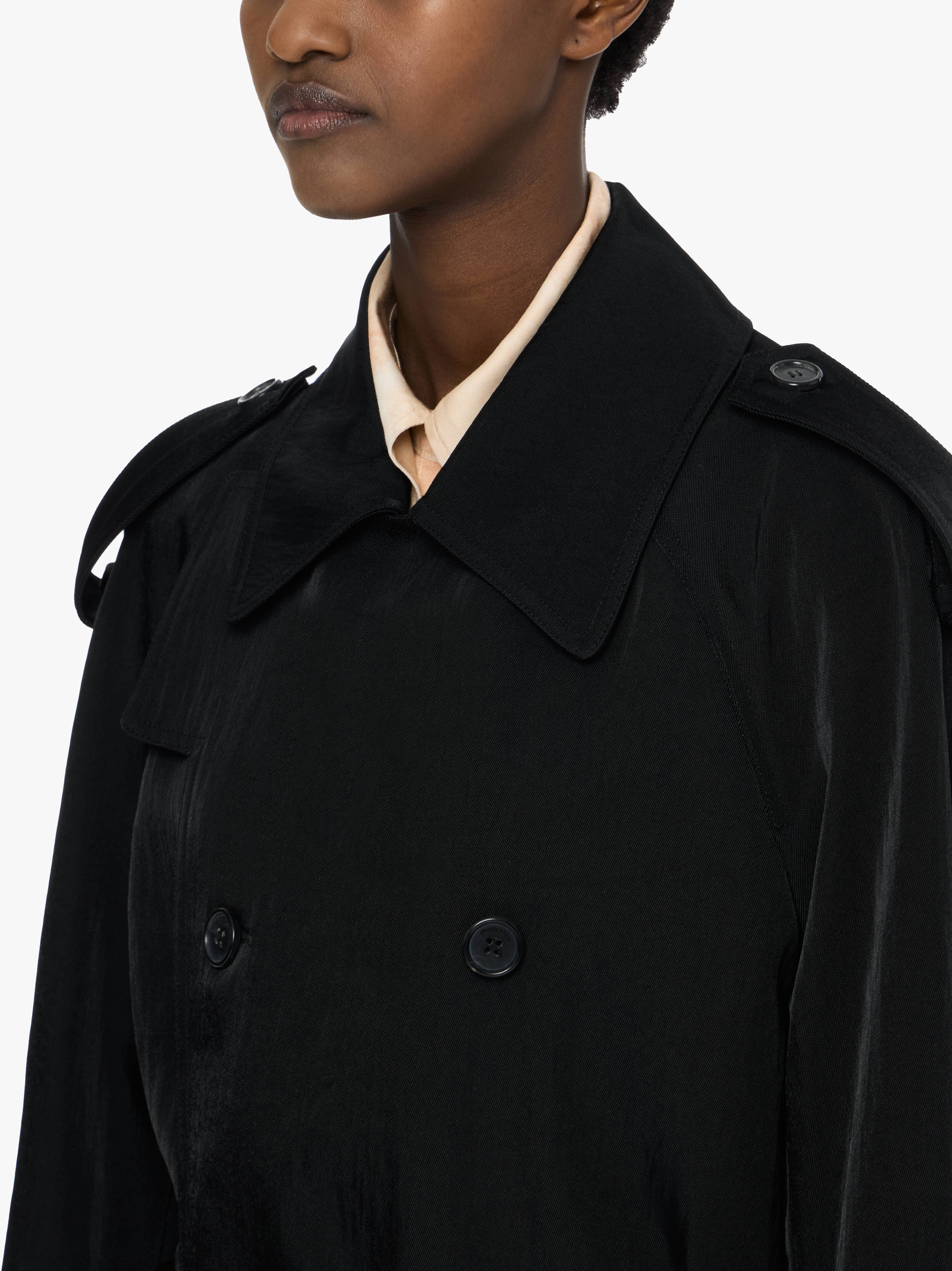 JW ANDERSON ブラックウールコート TRENCH COAT – JW Anderson