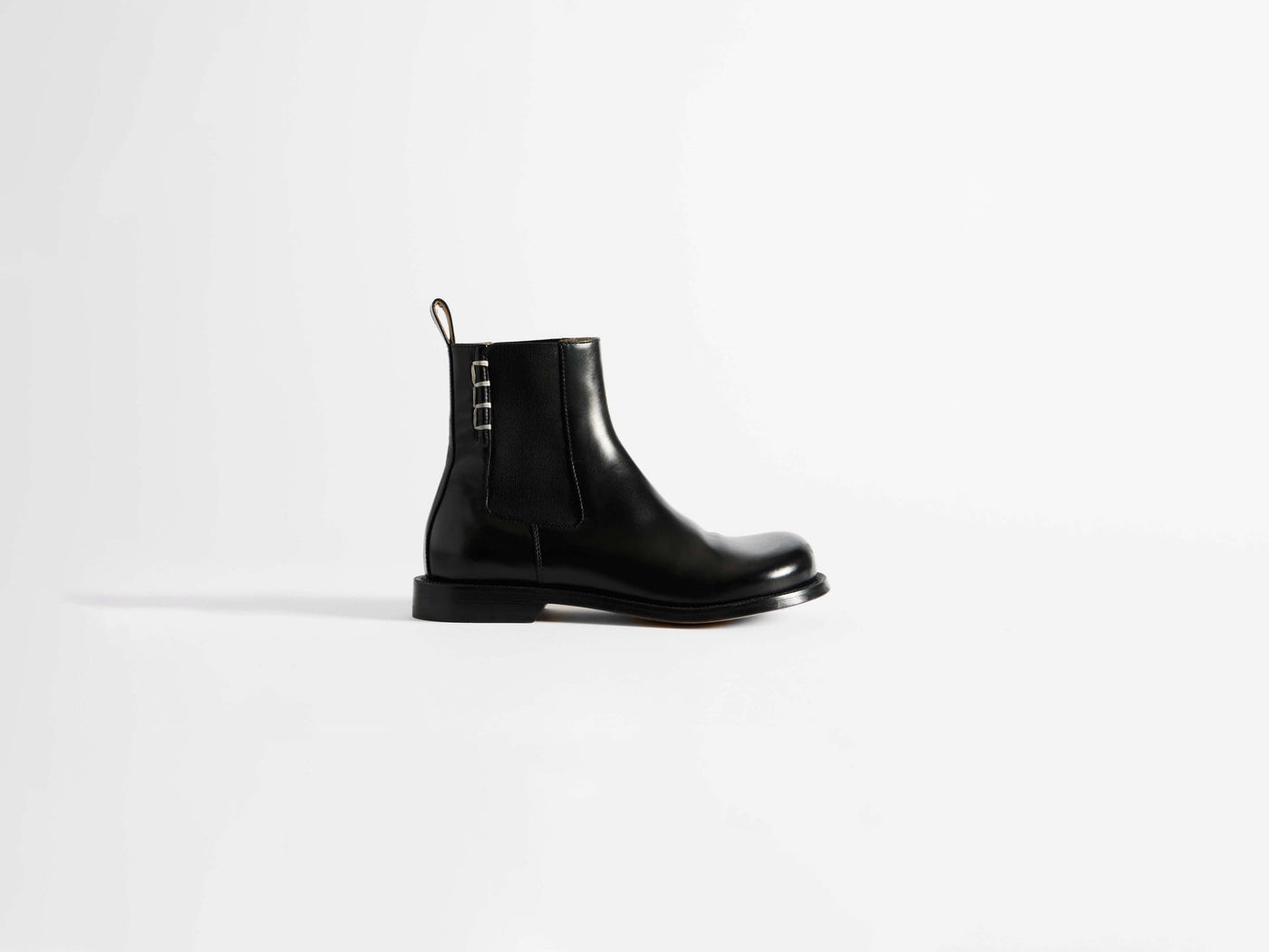 WOMENS CHELSEA LOAFER BOOTS IN BLACK