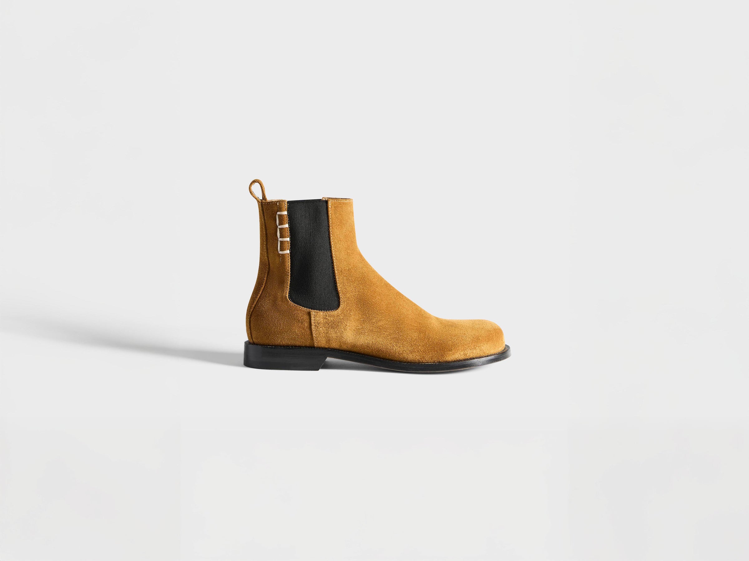 WOMENS CHELSEA LOAFER BOOTS IN CARAMEL