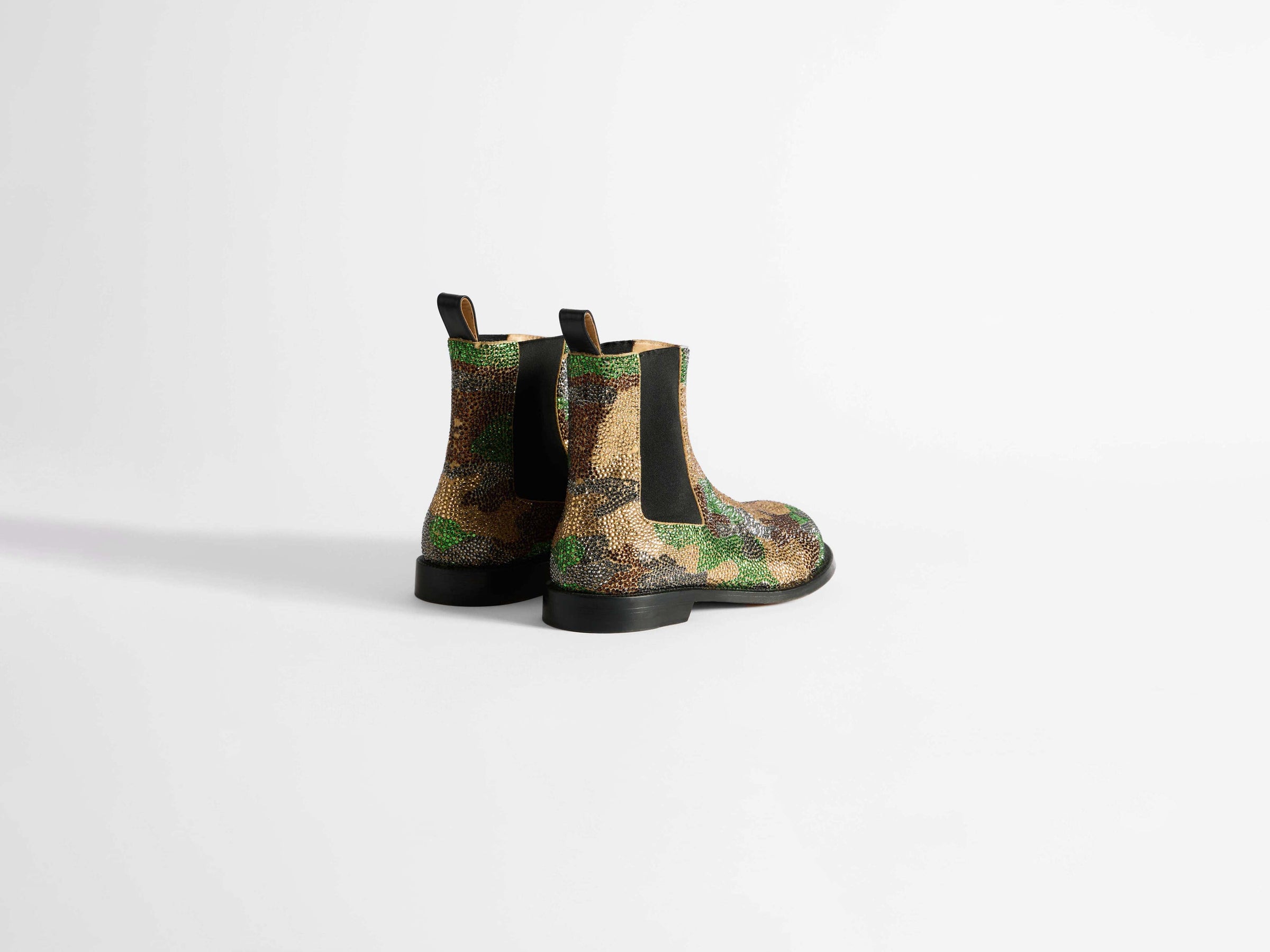 chelsea loafer boot w military green Product Angle 3