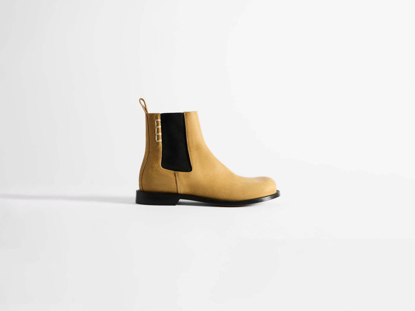 MENS CHELSEA LOAFER BOOTS IN MUSTARD