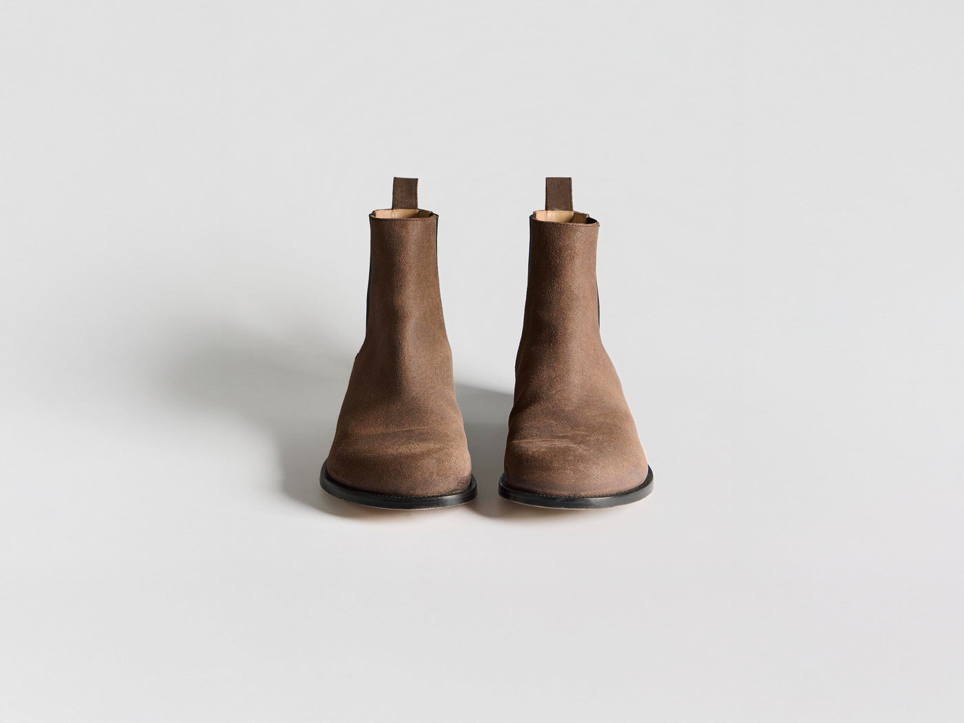 MENS CHELSEA LOAFER BOOTS IN CHOCOLATE BROWN