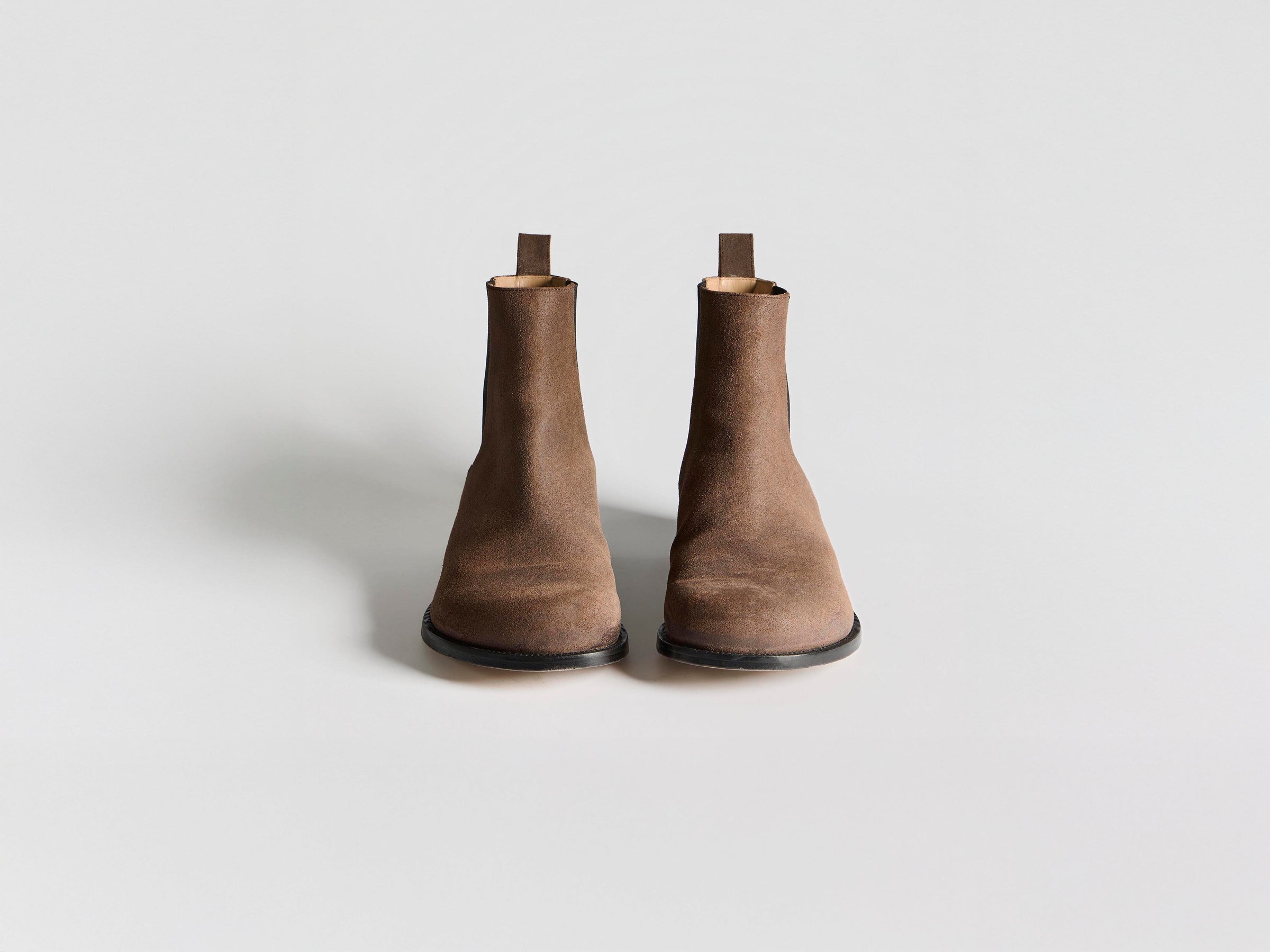 MENS CHELSEA LOAFER BOOTS IN CHOCOLATE BROWN