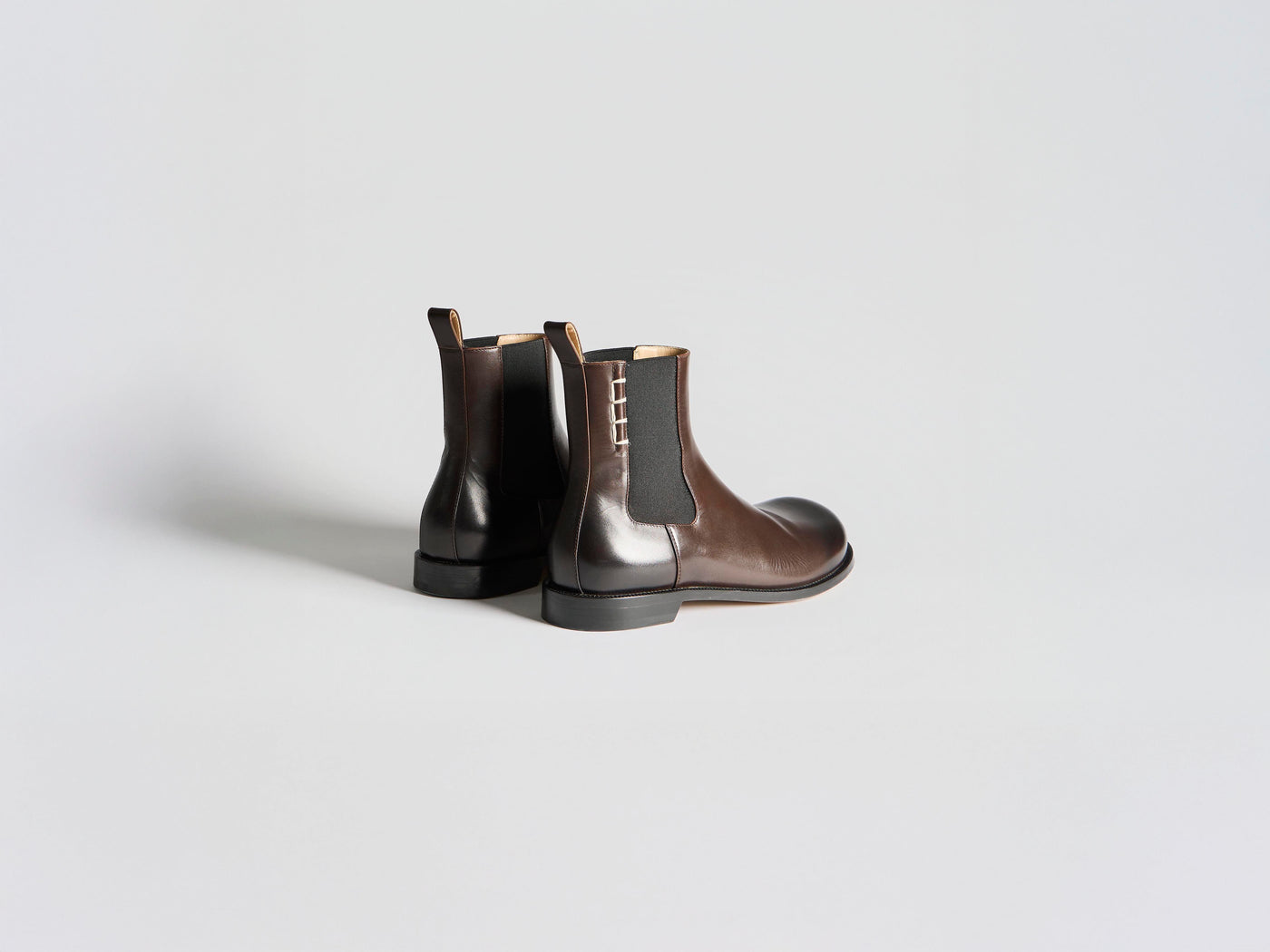MENS CHELSEA LOAFER BOOTS IN CHOCOLATE BROWN