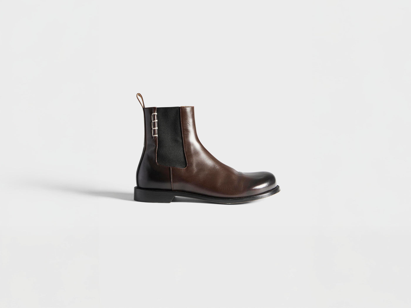 MENS CHELSEA LOAFER BOOTS IN CHOCOLATE BROWN