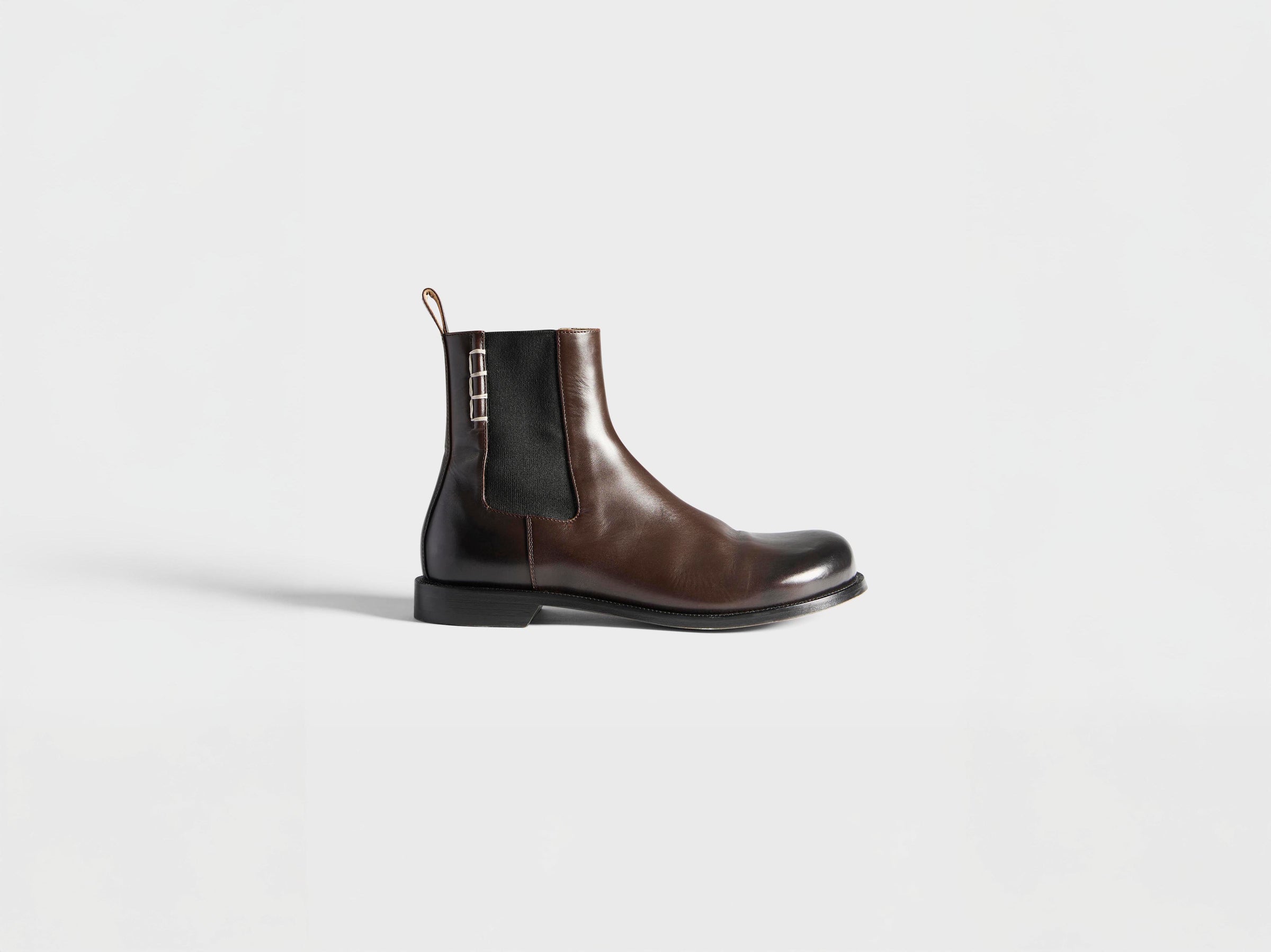 MENS CHELSEA LOAFER BOOTS IN CHOCOLATE BROWN