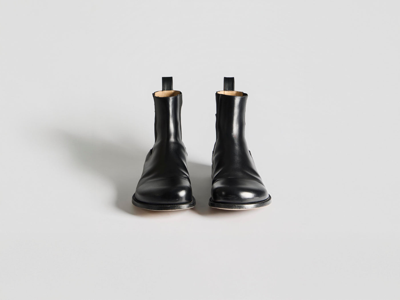 MENS CHELSEA LOAFER BOOTS IN BLACK