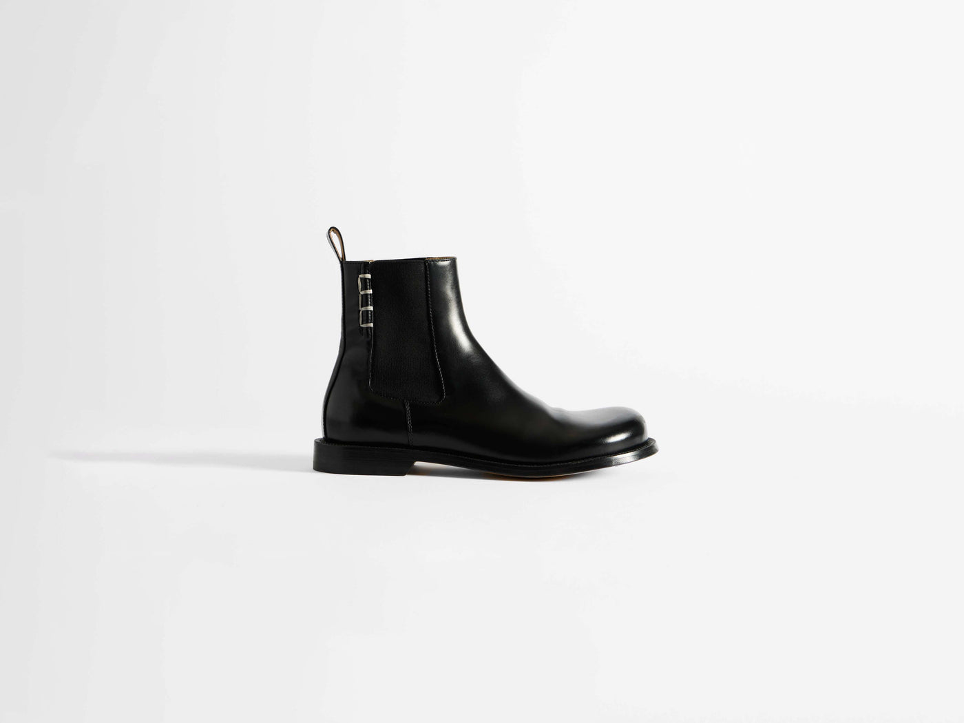 MENS CHELSEA LOAFER BOOTS IN BLACK