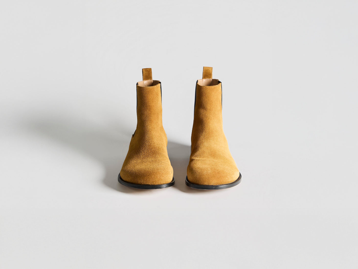 WOMENS CHELSEA LOAFER BOOTS IN CARAMEL