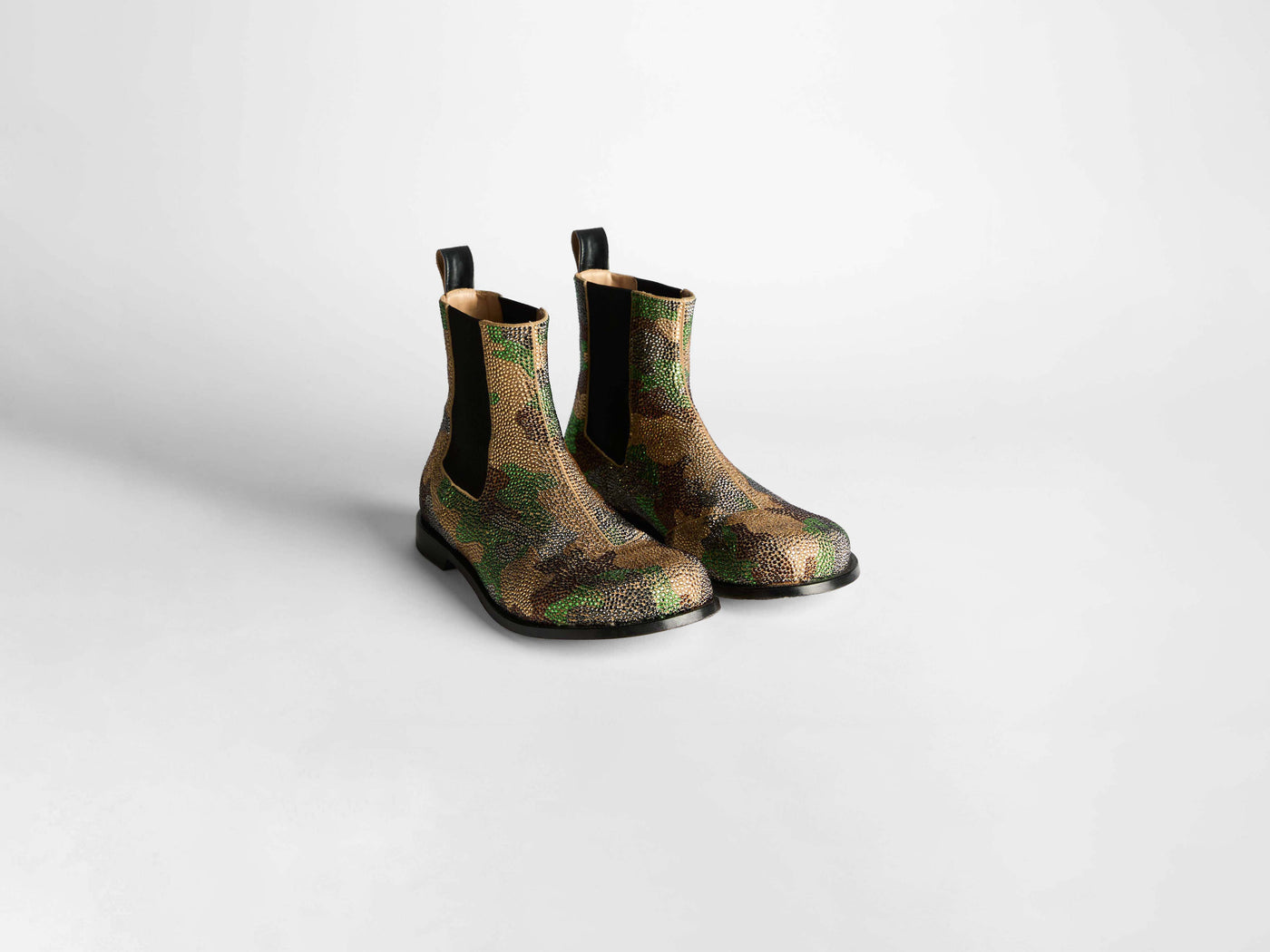 MENS CHELSEA LOAFER BOOT IN MILITARY GREEN
