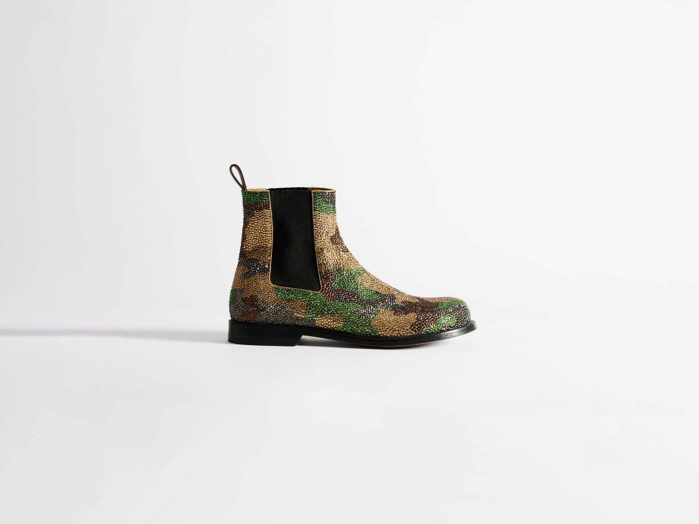 MENS CHELSEA LOAFER BOOT IN MILITARY GREEN