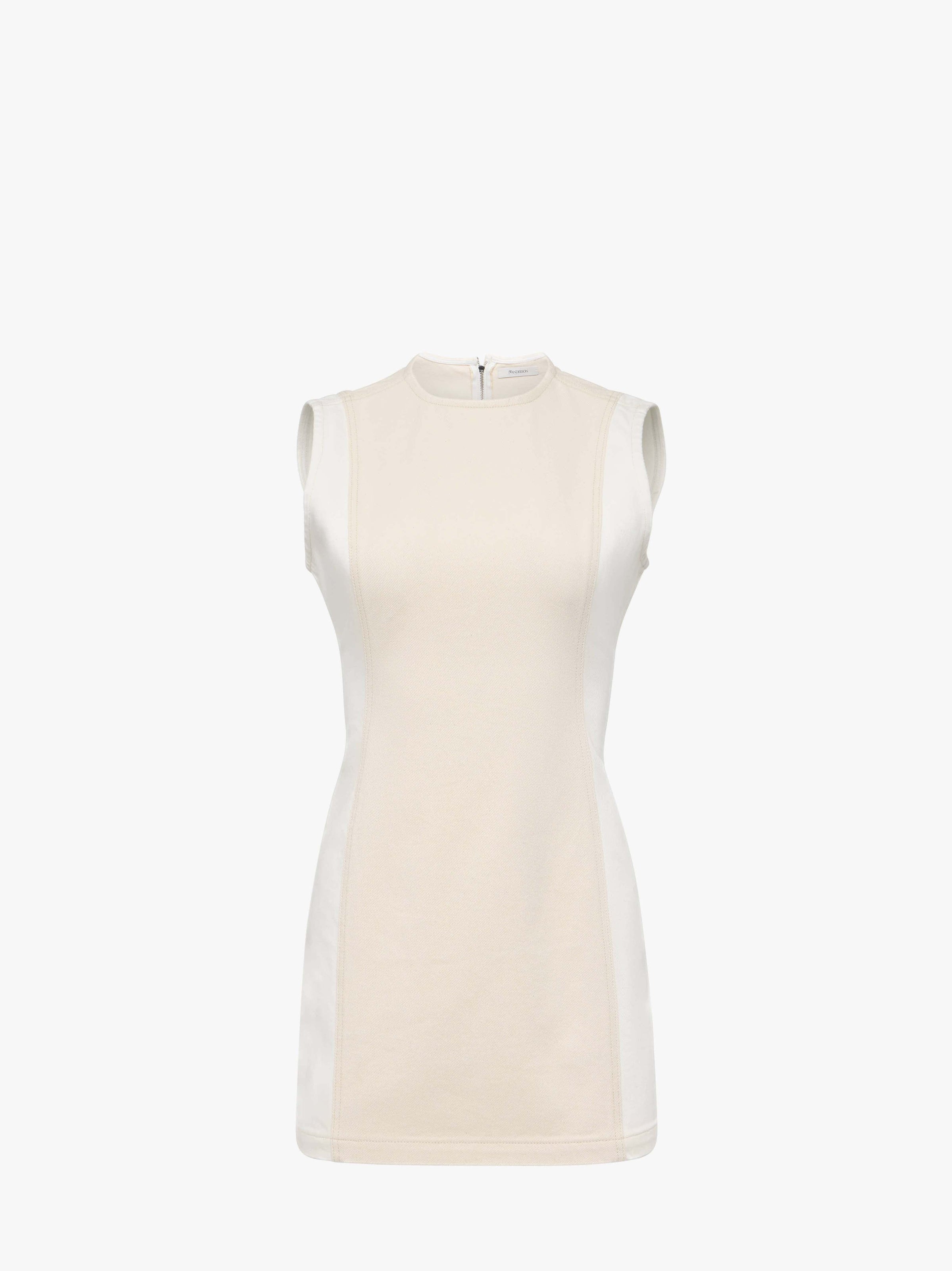 CL_MINI SHIFT DRESS - OFF WHITE/WHITE_DD0011PG1772