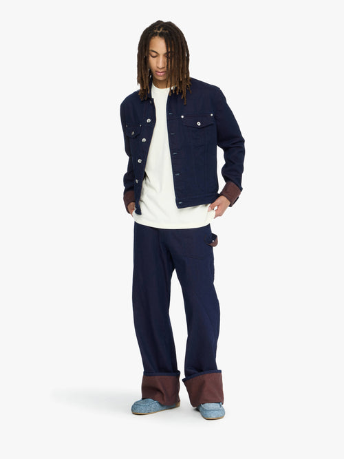 TURN UP CUFF DENIM JACKET