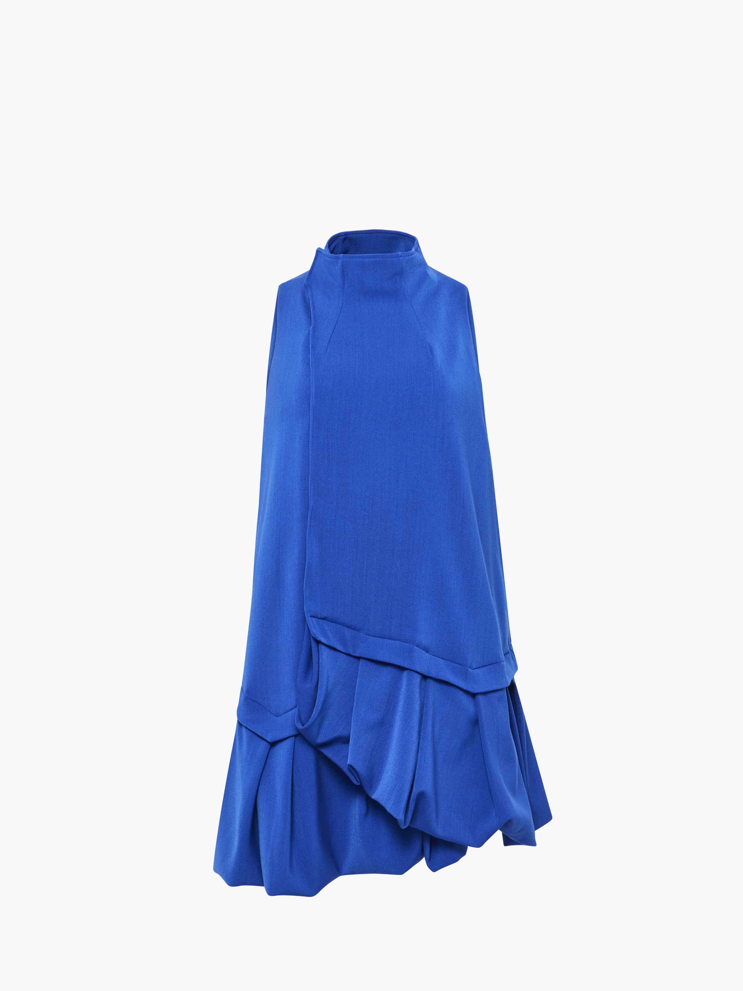 CL_A LINE RUFFLE HEM MINI DRESS - BLACK_DR0477PG1580