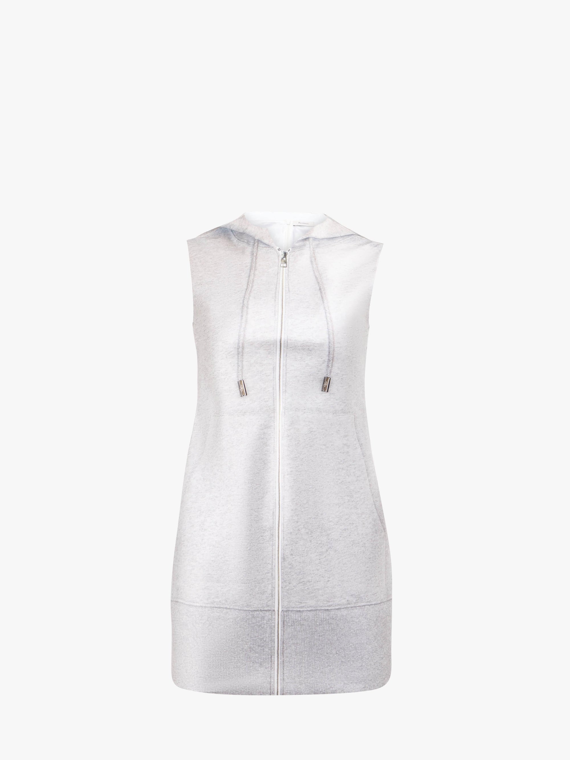 GREY MELANGE MINI SHIFT DRESS